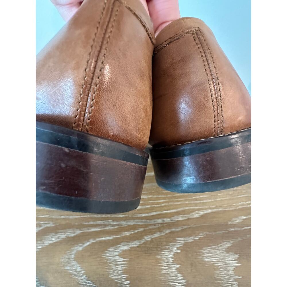 Stafford Men’s Size 8M Tan Brown Leather Double Monk Strap Dress Shoes Oxford - Picture 10 of 11